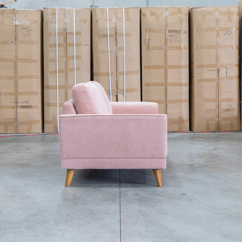 The Bristol Two Seat Fabric Sofa - Dust