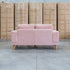 The Bristol Two Seat Fabric Sofa - Dust