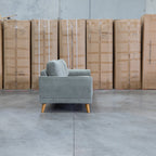 The Bristol Three Seat Fabric Sofa - Olive available to purchase from Warehouse Furniture Clearance at our next sale event.