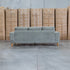 The Bristol Three Seat Fabric Sofa - Olive