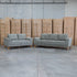 The Bristol Three Seat Fabric Sofa - Olive