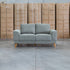 The Bristol Two Seat Fabric Sofa - Olive