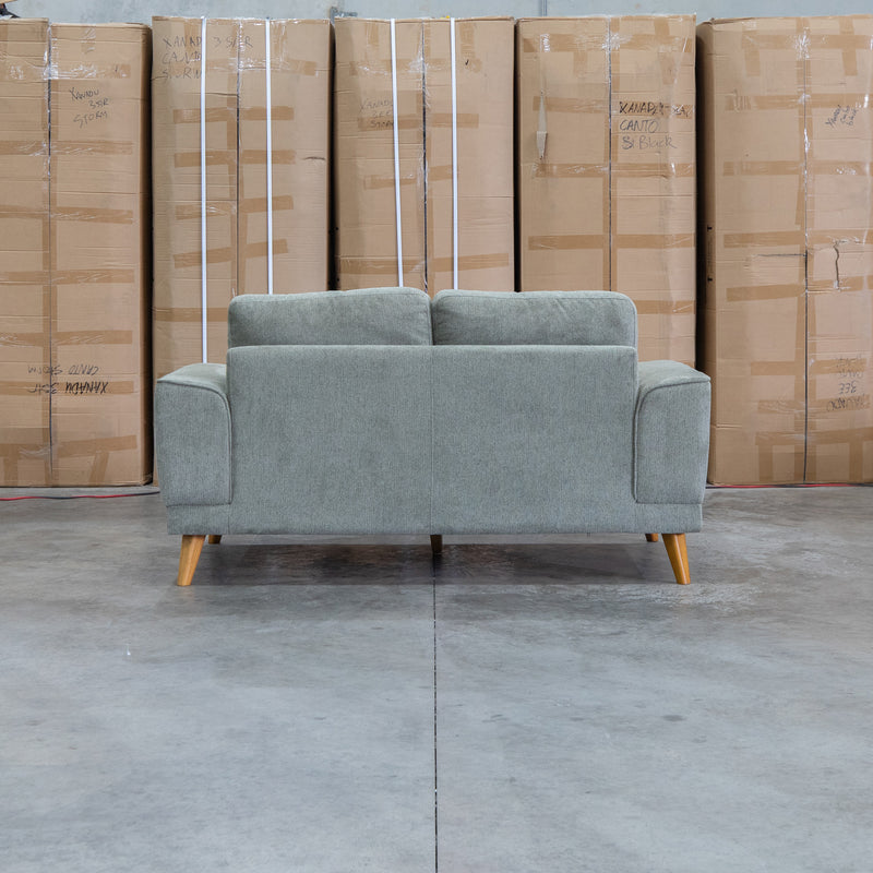 The Bristol Two Seat Fabric Sofa - Olive