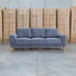 The Bristol Three Seat Fabric Sofa - Shadow