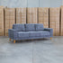 The Bristol Three Seat Fabric Sofa - Shadow