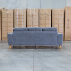 The Bristol Three Seat Fabric Sofa - Shadow available to purchase from Warehouse Furniture Clearance at our next sale event.