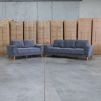The Bristol Three Seat Fabric Sofa - Shadow available to purchase from Warehouse Furniture Clearance at our next sale event.