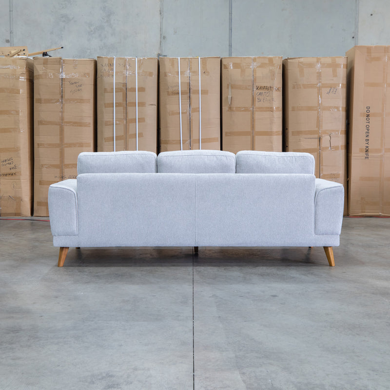 The Bristol Three Seat Fabric Sofa - Whisper