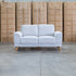 The Bristol Two Seat Fabric Sofa - Whisper