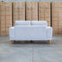 The Bristol Two Seat Fabric Sofa - Whisper
