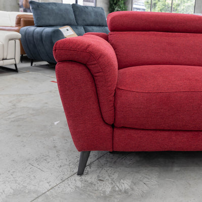 The CC-12627 2.5 seat electric recliner - Red - Floor Stock available to purchase from Warehouse Furniture Clearance at our next sale event.