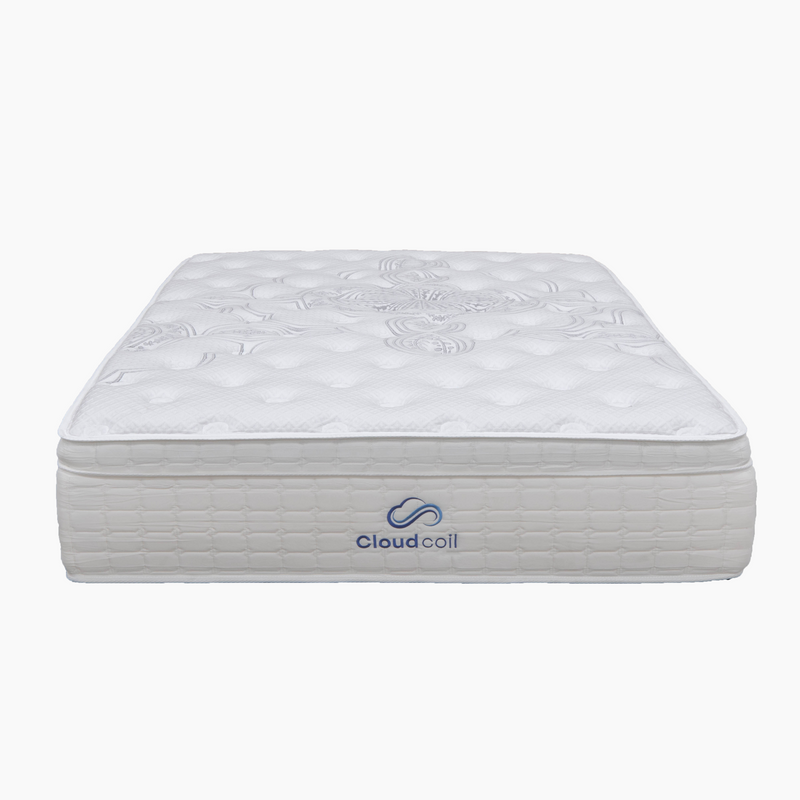 The Cloud Coil Pocket Spring King Mattress - Firm available to purchase from Warehouse Furniture Clearance at our next sale event.