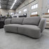 The COR-13033 2.5 seat curved sofa - Light Grey - Floor Stock