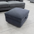 The COR-A0723 Square storage ottoman - Steel Grey - Floor Stock available to purchase from Warehouse Furniture Clearance at our next sale event.