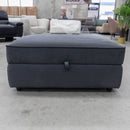 The COR-A0723 Rectangle storage ottoman - Steel Grey - Floor Stock available to purchase from Warehouse Furniture Clearance at our next sale event.