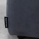 The COR-A0723 Rectangle storage ottoman - Steel Grey - Floor Stock available to purchase from Warehouse Furniture Clearance at our next sale event.