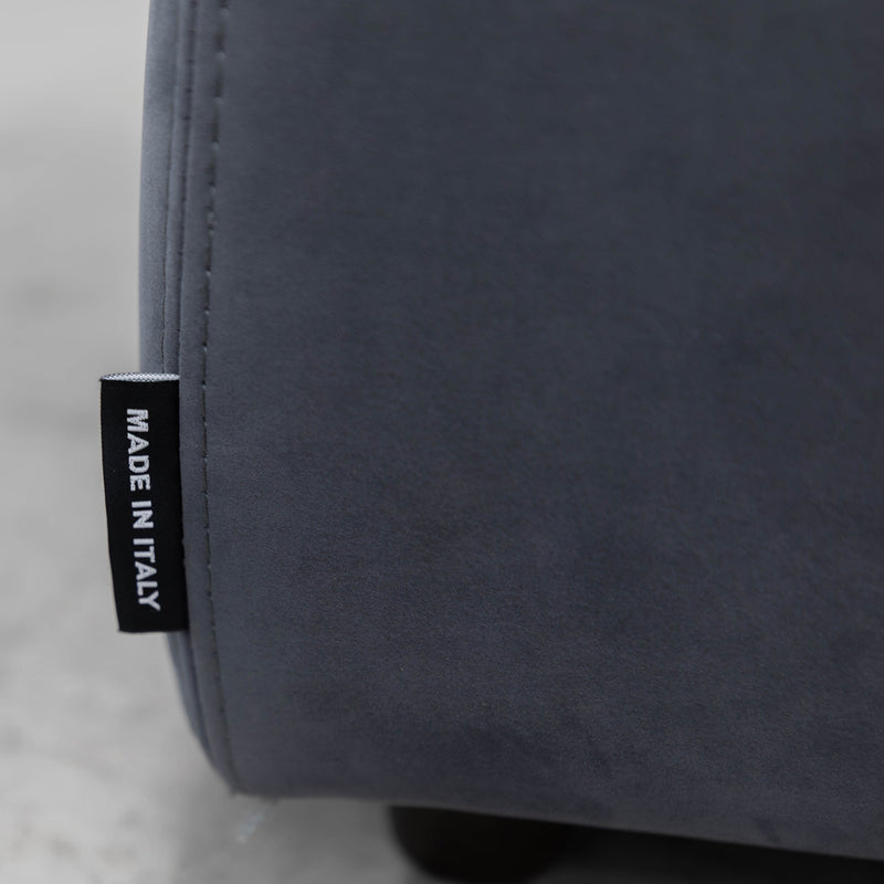 The COR-A0723 Rectangle storage ottoman - Steel Grey - Floor Stock available to purchase from Warehouse Furniture Clearance at our next sale event.