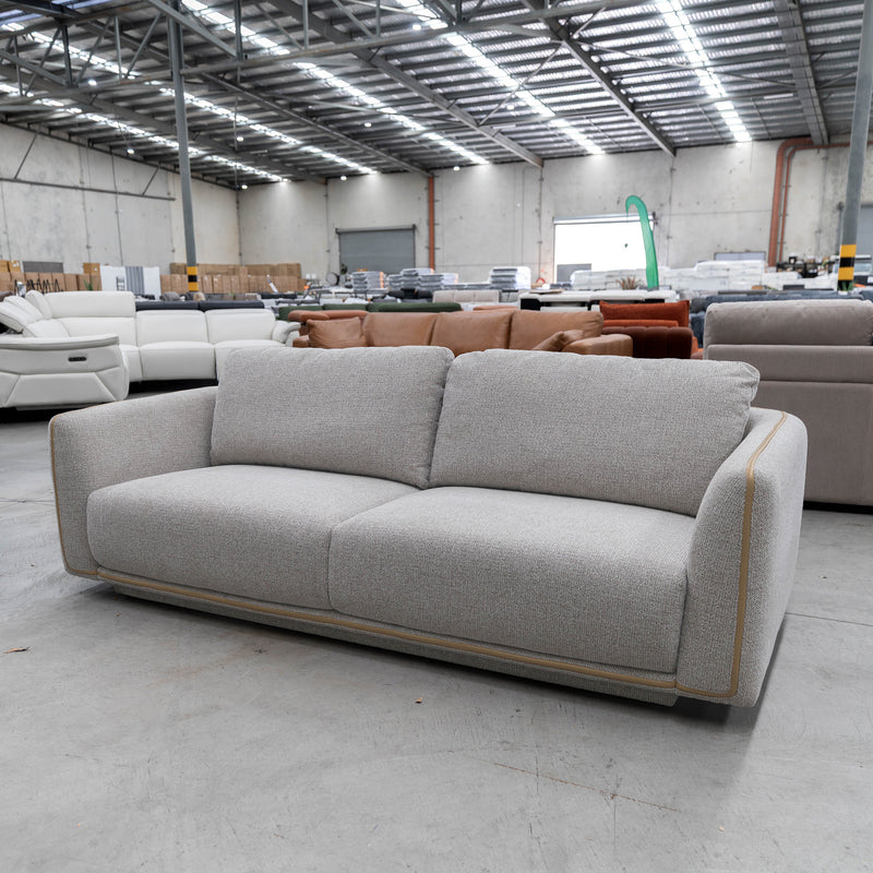The COR-A0724 2 seat sofa - Pine - Floor Stock available to purchase from Warehouse Furniture Clearance at our next sale event.