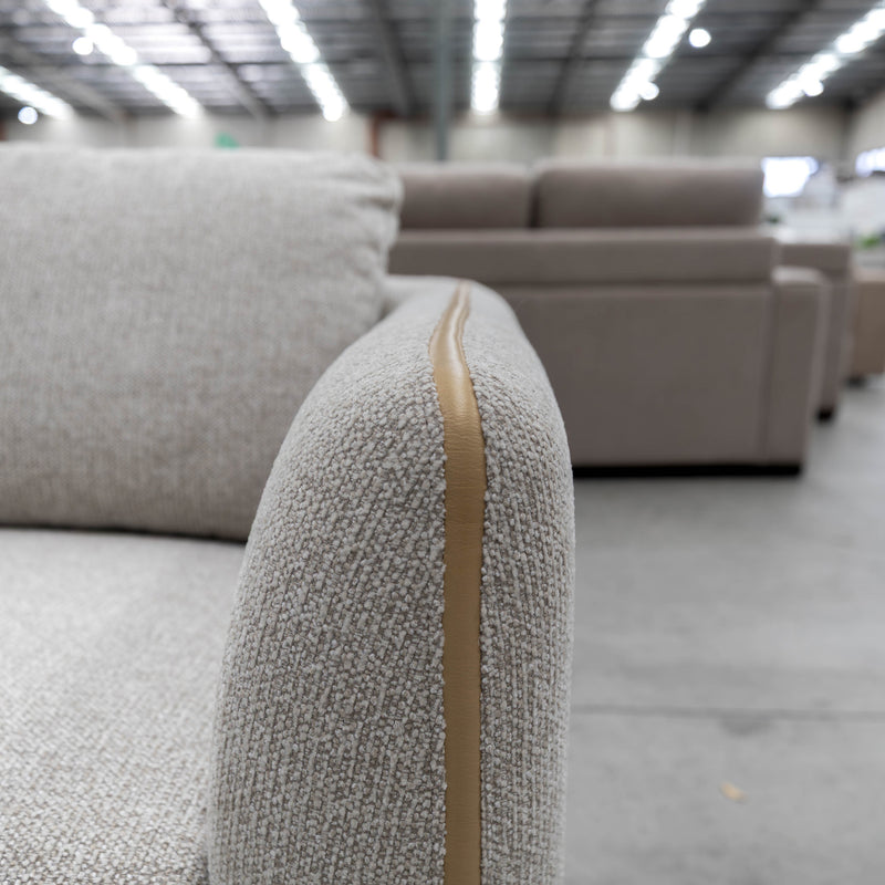 The COR-A0724 2 seat sofa - Pine - Floor Stock available to purchase from Warehouse Furniture Clearance at our next sale event.