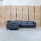 The Cali Electric Leather Corner Recliner Lounge - Black available to purchase from Warehouse Furniture Clearance at our next sale event.