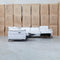 The Cali Electric Leather Corner Recliner Lounge - Bianco available to purchase from Warehouse Furniture Clearance at our next sale event.