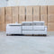 The Cali Electric Leather Corner Recliner Lounge - Bianco available to purchase from Warehouse Furniture Clearance at our next sale event.