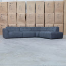 The Cannes RHF Modular Corner Chaise Lounge - Dark Grey available to purchase from Warehouse Furniture Clearance at our next sale event.