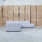 The Cannes RHF Modular Corner Chaise Lounge - Light Grey available to purchase from Warehouse Furniture Clearance at our next sale event.