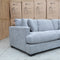 The Cashmore Feather & Foam Deep Seat Corner Lounge - Smoke available to purchase from Warehouse Furniture Clearance at our next sale event.