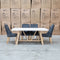 The Casper 180cm White Concrete Dining Table available to purchase from Warehouse Furniture Clearance at our next sale event.