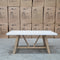 The Casper 180cm White Concrete Dining Table available to purchase from Warehouse Furniture Clearance at our next sale event.