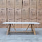 The Casper 230cm White Concrete Dining Table available to purchase from Warehouse Furniture Clearance at our next sale event.