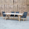 The Casper 230cm White Concrete Dining Table available to purchase from Warehouse Furniture Clearance at our next sale event.