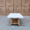 The Casper Rectangle White Concrete & Acacia Timber Coffee Table available to purchase from Warehouse Furniture Clearance at our next sale event.