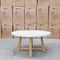 The Casper 150cm Round White Concrete Dining Table available to purchase from Warehouse Furniture Clearance at our next sale event.