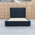 The Chester Double Fabric Storage Bed - Charcoal