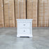 Christie 2 Drawer Bedside - White