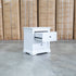 Christie 2 Drawer Bedside - White
