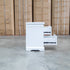 Christie 2 Drawer Bedside - White