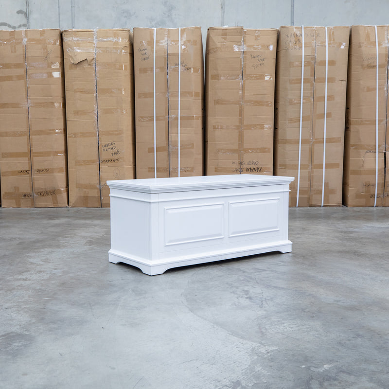 Christie White Timber Blanket Box