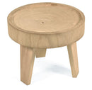 The Citra Java Round Wooden Side Table 45cm - Natural - ZW72 - Available In-Store Only available to purchase from Warehouse Furniture Clearance at our next sale event.