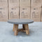The Cleo Round Dark Concrete & Acacia Timber Coffee Table available to purchase from Warehouse Furniture Clearance at our next sale event.