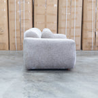 The Cloud Plush Fabric Two Seat Sofa - Bark available to purchase from Warehouse Furniture Clearance at our next sale event.