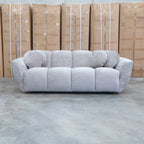 The Cloud Plush Fabric Three Seat Sofa - Bark available to purchase from Warehouse Furniture Clearance at our next sale event.