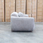 The Cloud Plush Fabric Three Seat Sofa - Bark available to purchase from Warehouse Furniture Clearance at our next sale event.