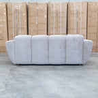 The Cloud Plush Fabric Three Seat Sofa - Bark available to purchase from Warehouse Furniture Clearance at our next sale event.