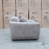 The Cloud Plush Fabric Single Armchair - Bark