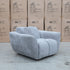 The Cloud Plush Fabric Single Armchair - Slate