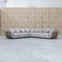 The Cloud Plush Fabric Corner Lounge - Bark