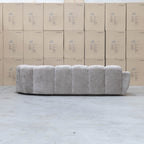 The Cloud Plush Fabric Corner Lounge - Bark available to purchase from Warehouse Furniture Clearance at our next sale event.